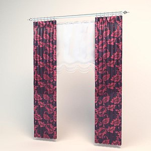 curtain 3d max