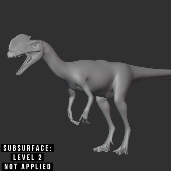 Liliensternus Basemesh Low Poly model