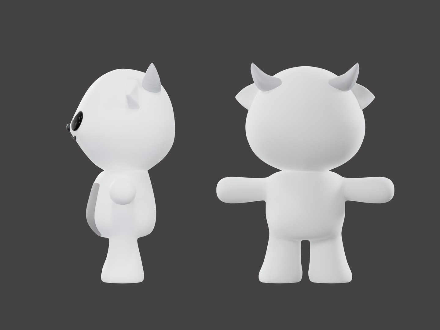 3D Cow Model - TurboSquid 1952549