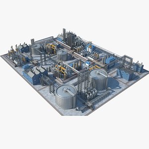 industrial area 07 3D model