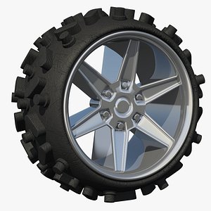 wheel sport rim terrain 3d ma