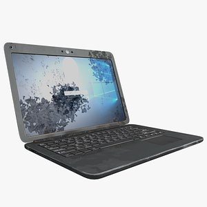 3D dirty notebook model
