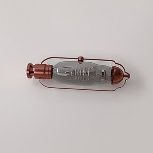 3D retro vacuum tube
