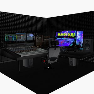 Radio DJ room