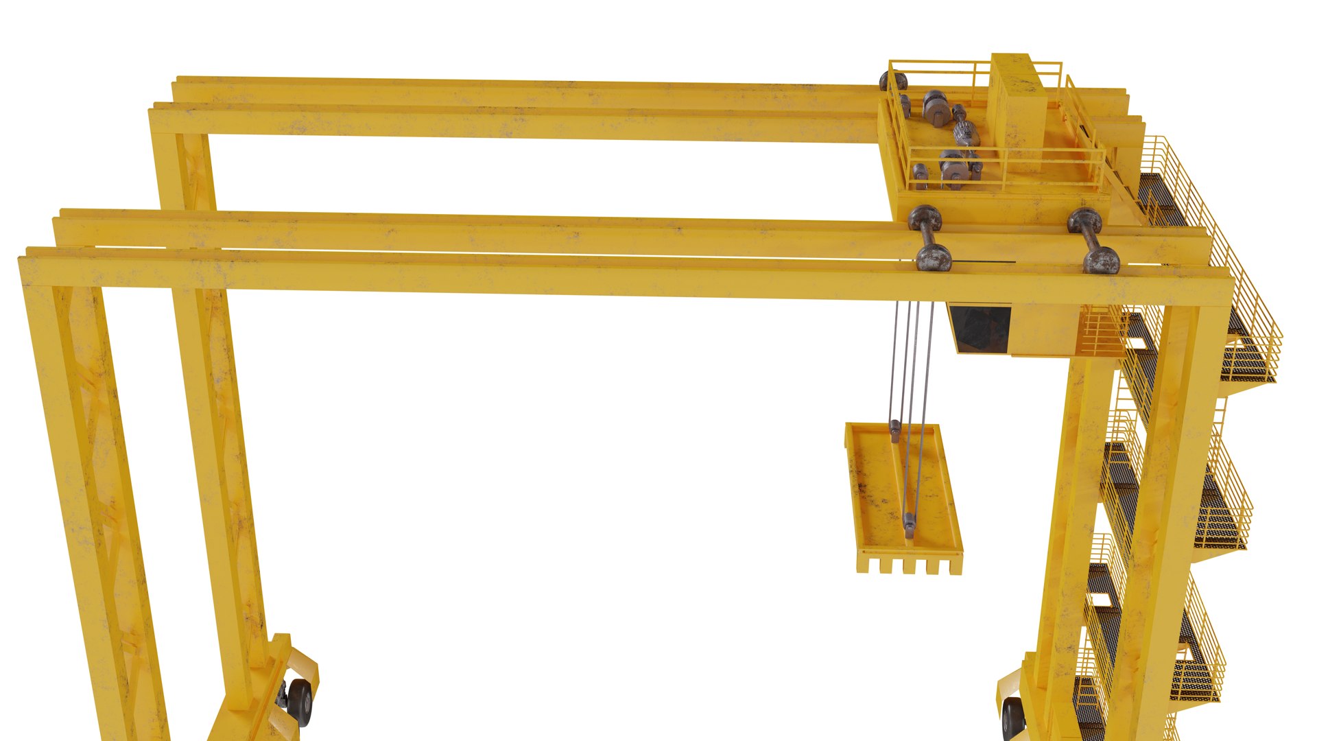 3D Container Crane Model - TurboSquid 2397286