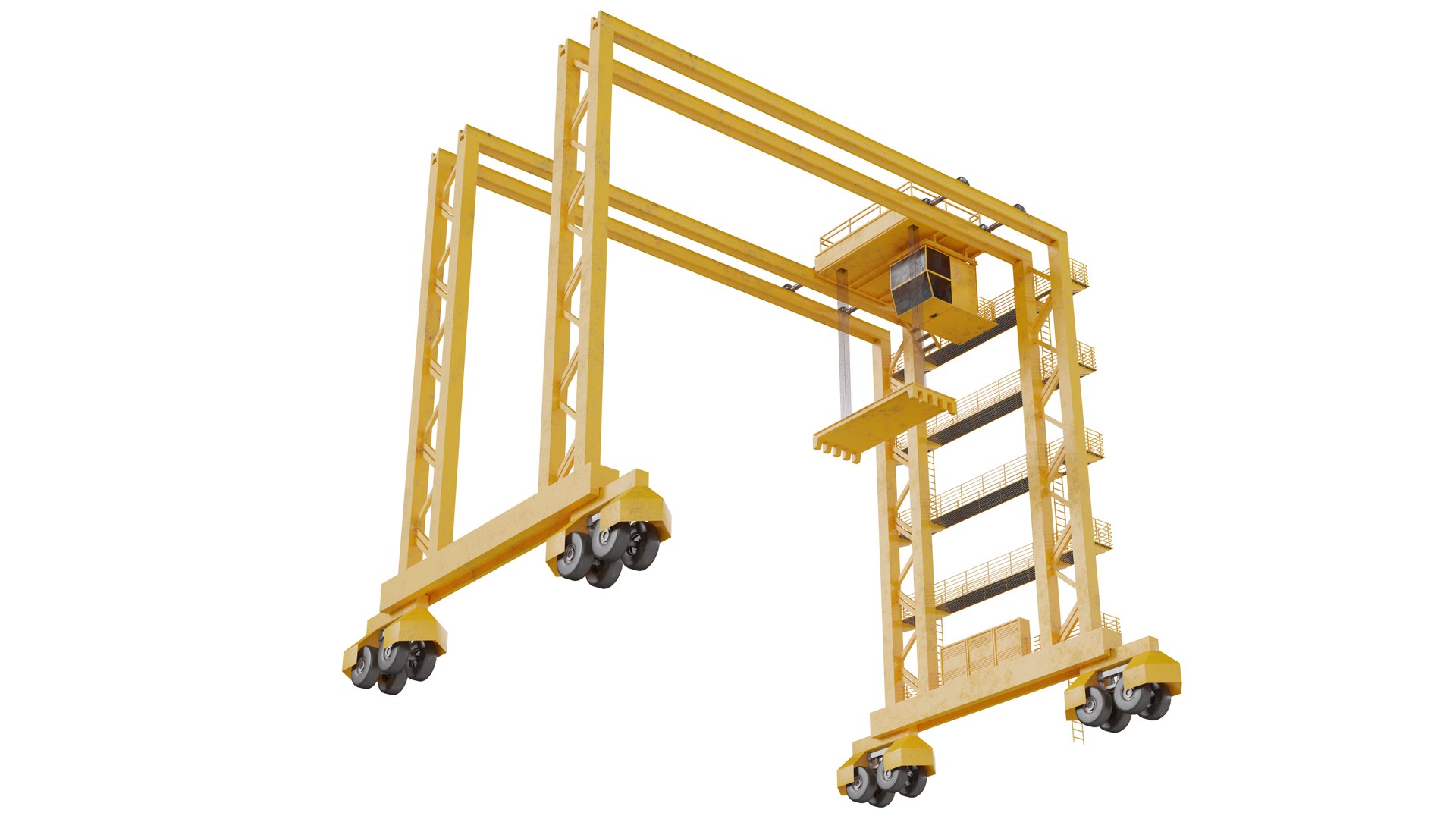 3D Container Crane Model - TurboSquid 2397286