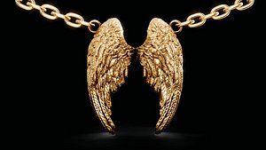 Wing pendant 3D