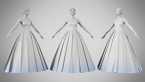 Dress 49 Silver Feather