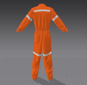 3D worker uniform model