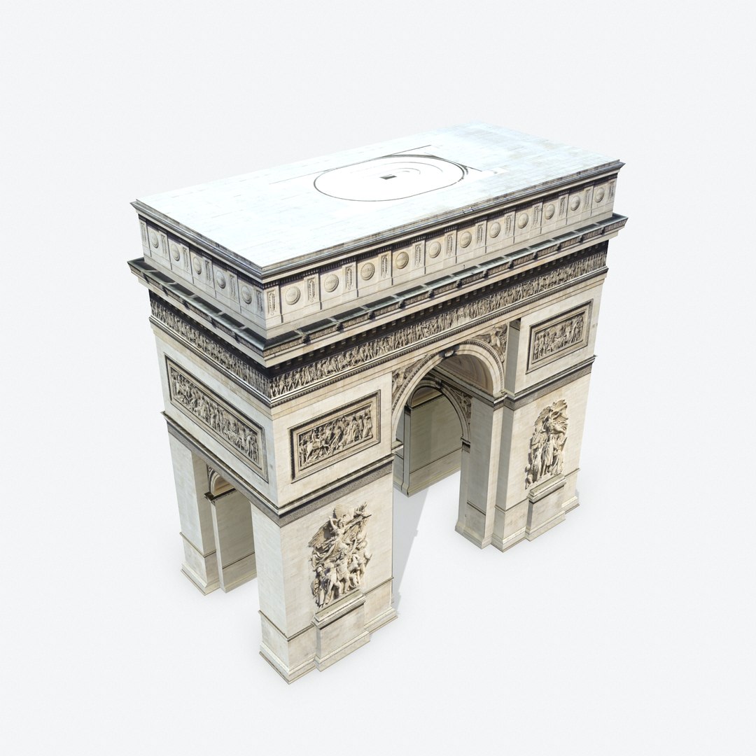 Arc Triomphe 3d Model