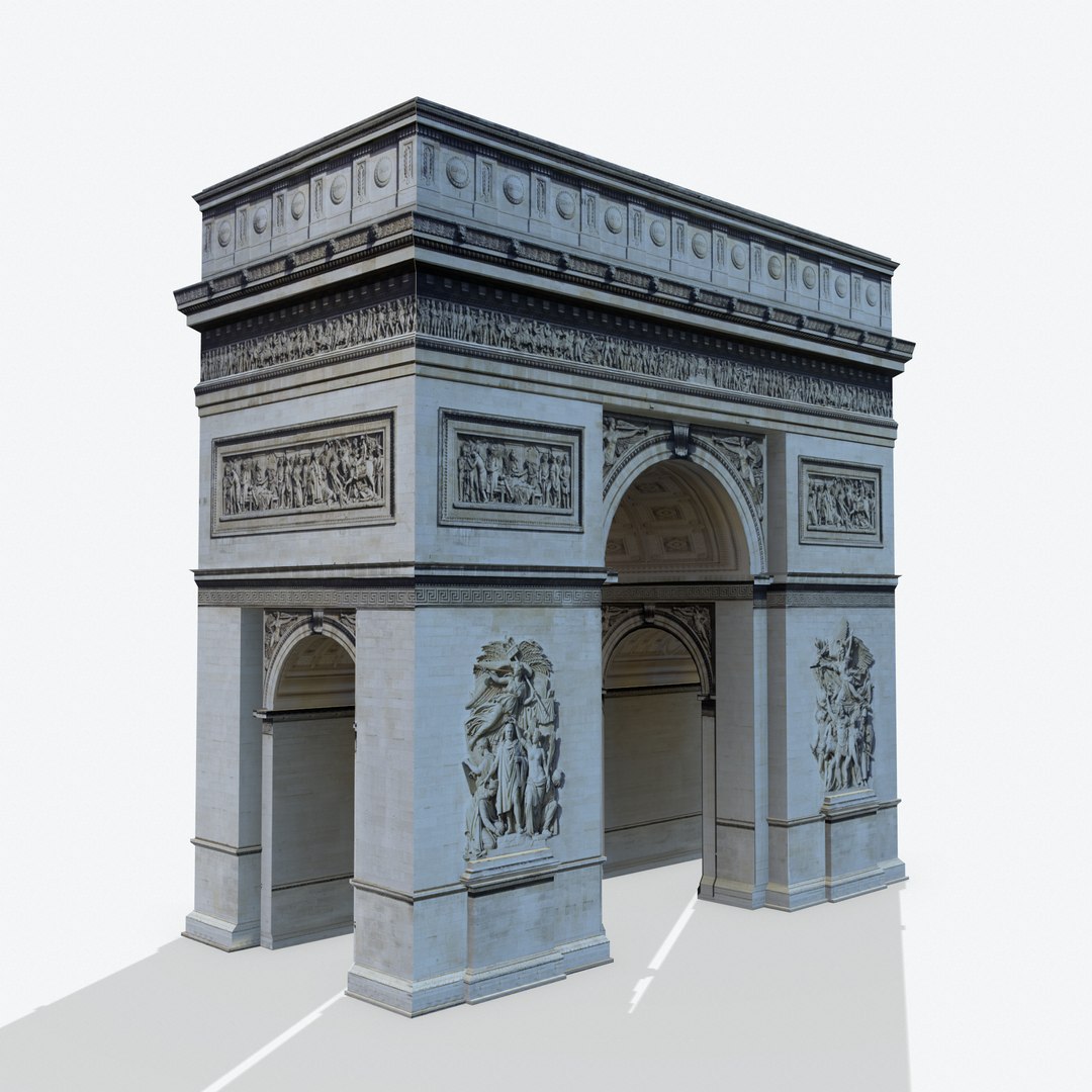 Arc Triomphe 3d Model