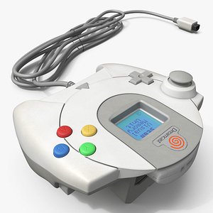 Sega Dreamcast Game Controller with Cable