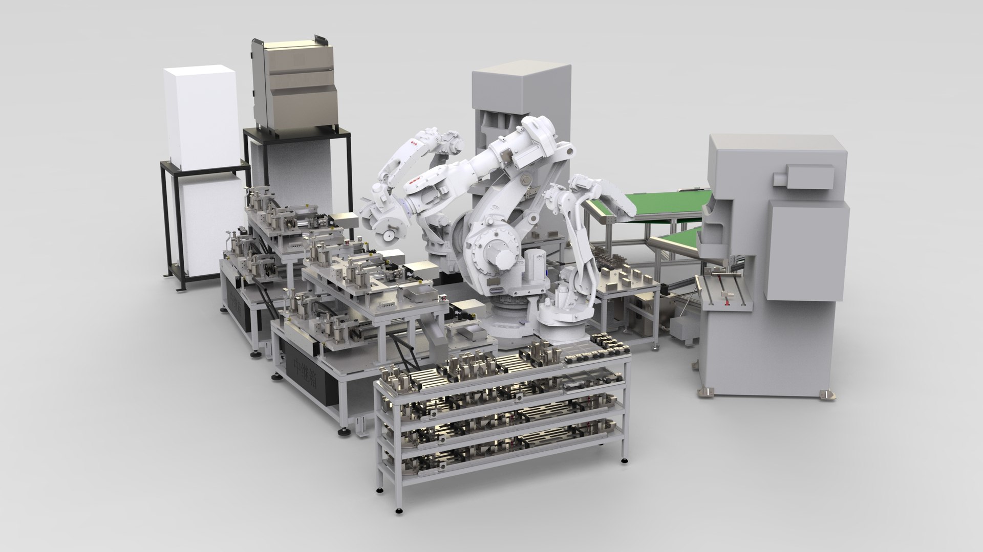 Bending And Punching Of Front And Rear Door Frames Automatic Production ...