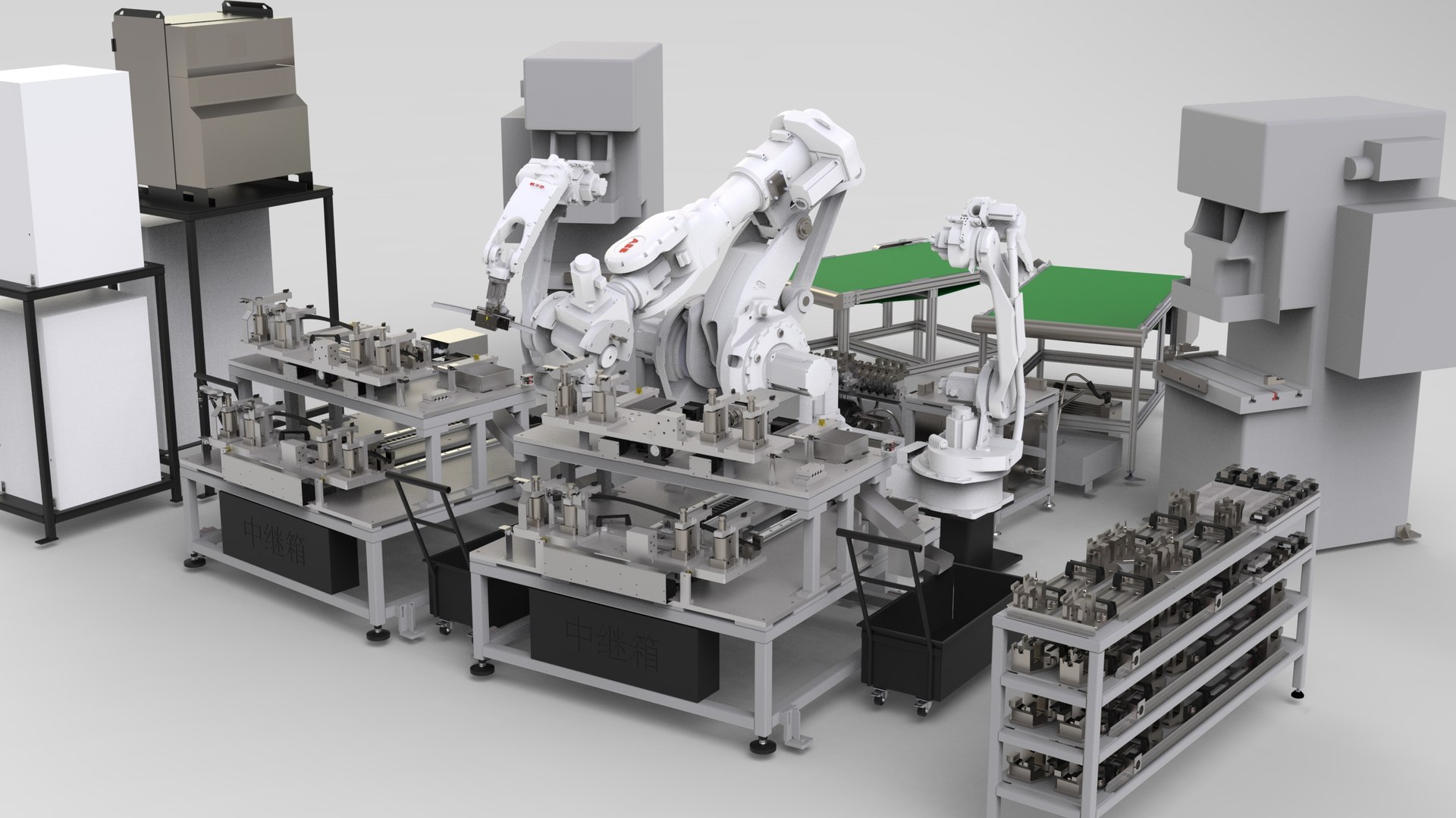 Bending And Punching Of Front And Rear Door Frames Automatic Production ...