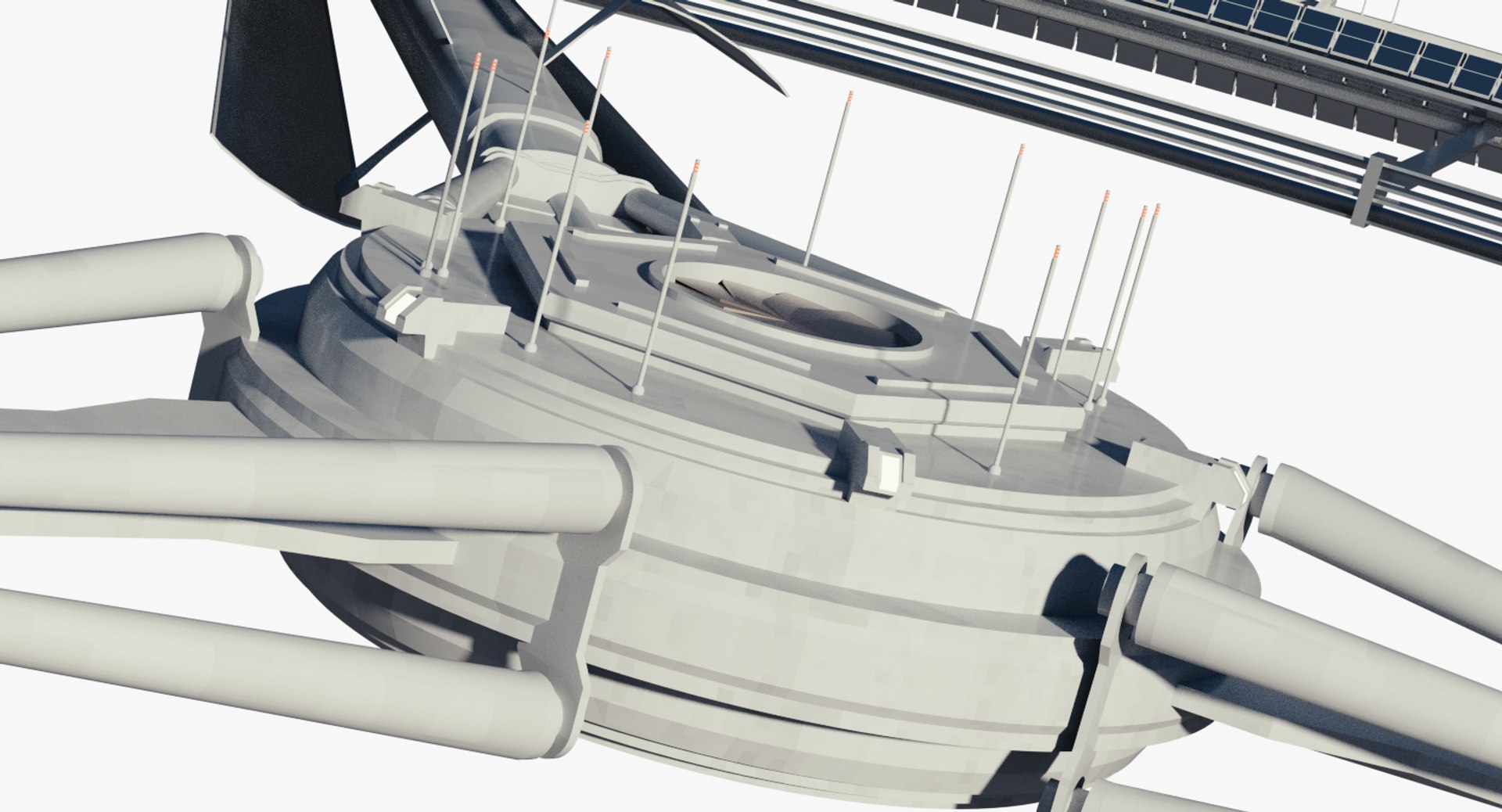 3d model gravity space station
