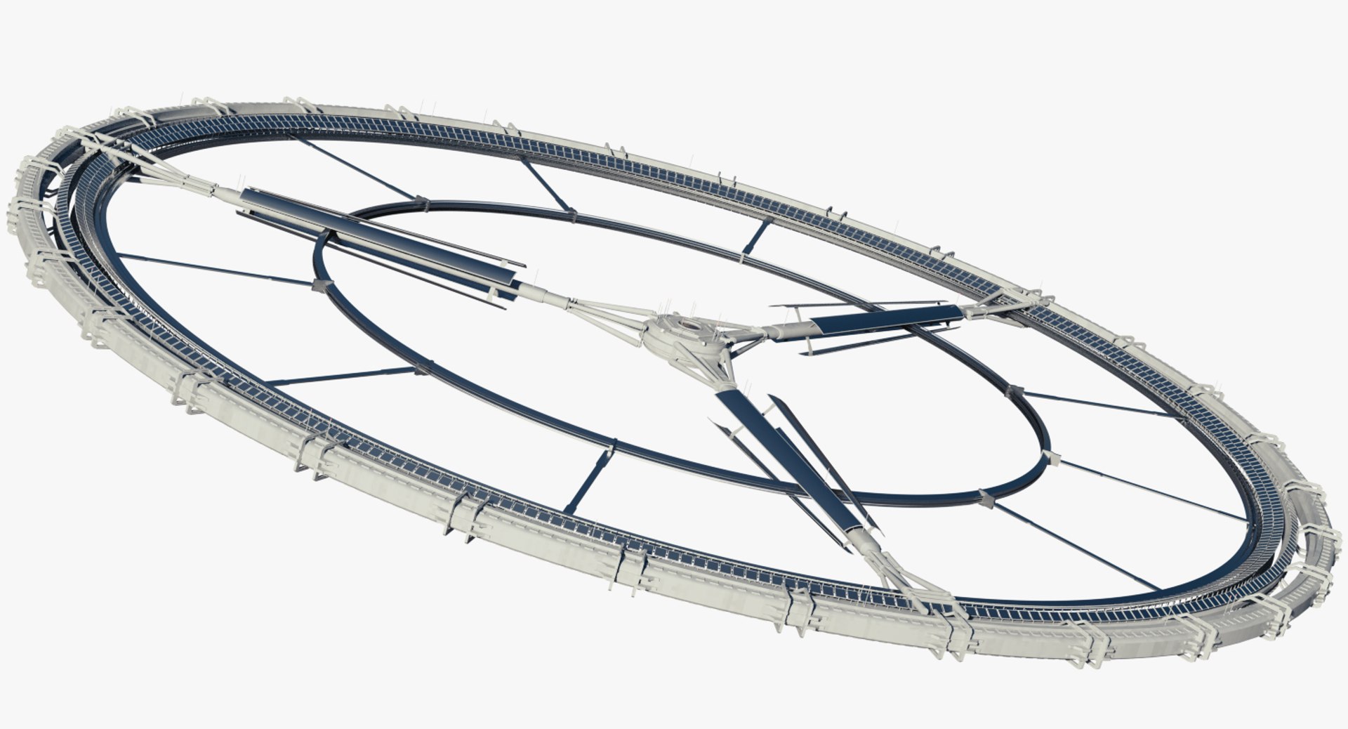 3d model gravity space station