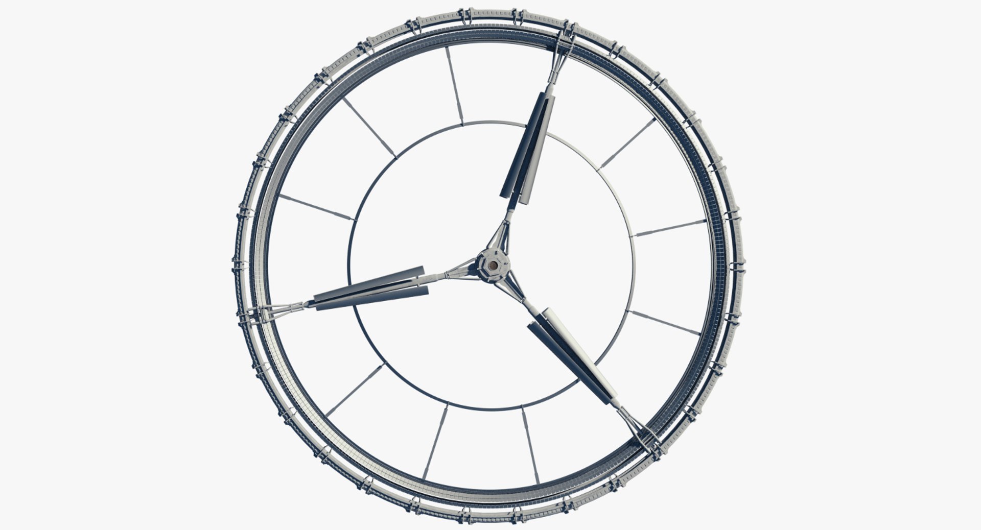 3d model gravity space station