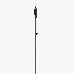 contemporary tiki torch 3D model