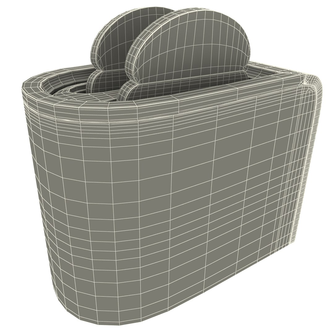 3d Toaster Philips Model