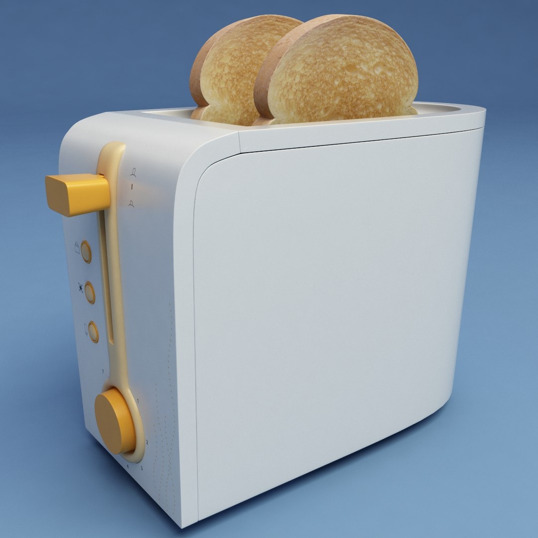3d Toaster Philips Model