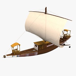 Ancient Egyptian Pharaoh Royal Ship New Kingdom