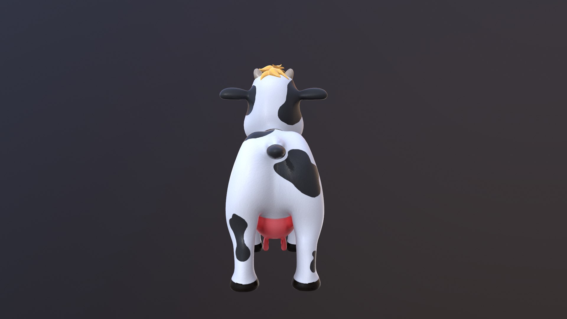 Cow - Hight Rig 3D - TurboSquid 1379139