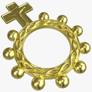 3D Rosary ring model