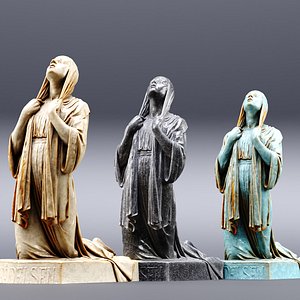 The annunciation Sculpture 3D
