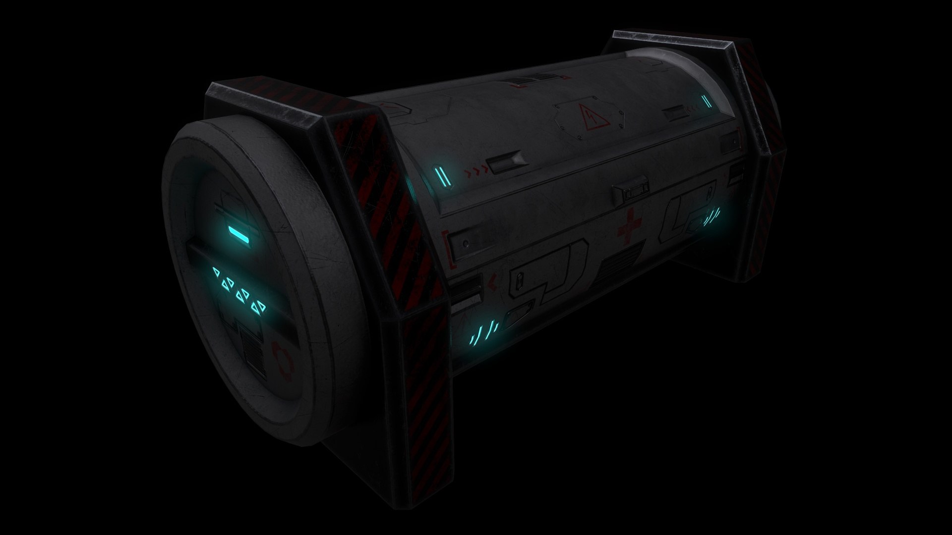 Crate Container Box Openable 3D Model - TurboSquid 1554677