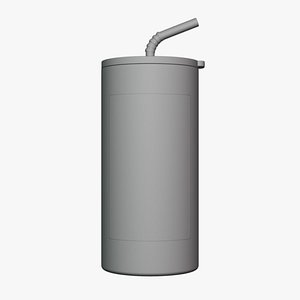 Stainless Steel Cup - Geometry Only No Textures No Materials