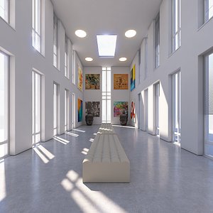 3D Art Gallery 15 model
