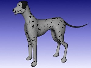 3d model dog