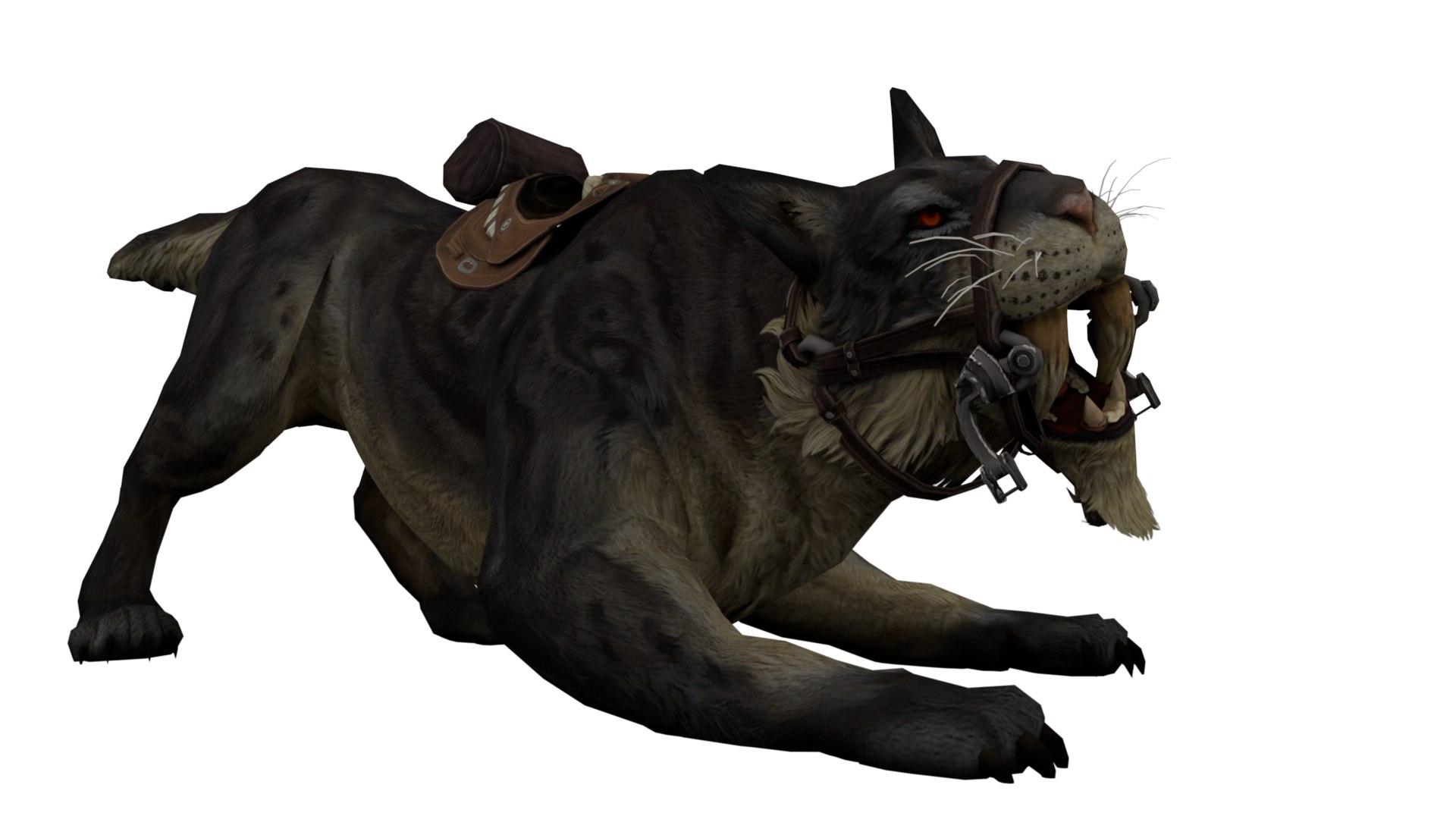 3D Saber Tooth Tiger Rigged With Fur 3D Model Model - TurboSquid 2218626