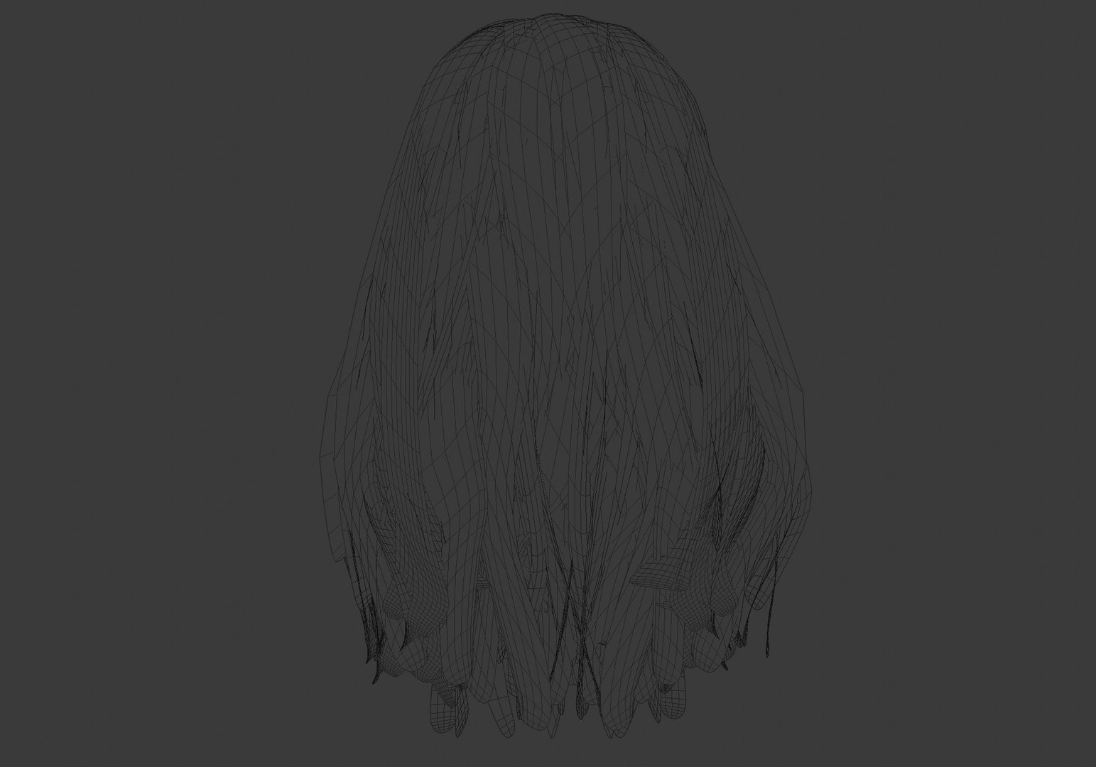 Brown Basic Hairstyle 3D Model - TurboSquid 1939484