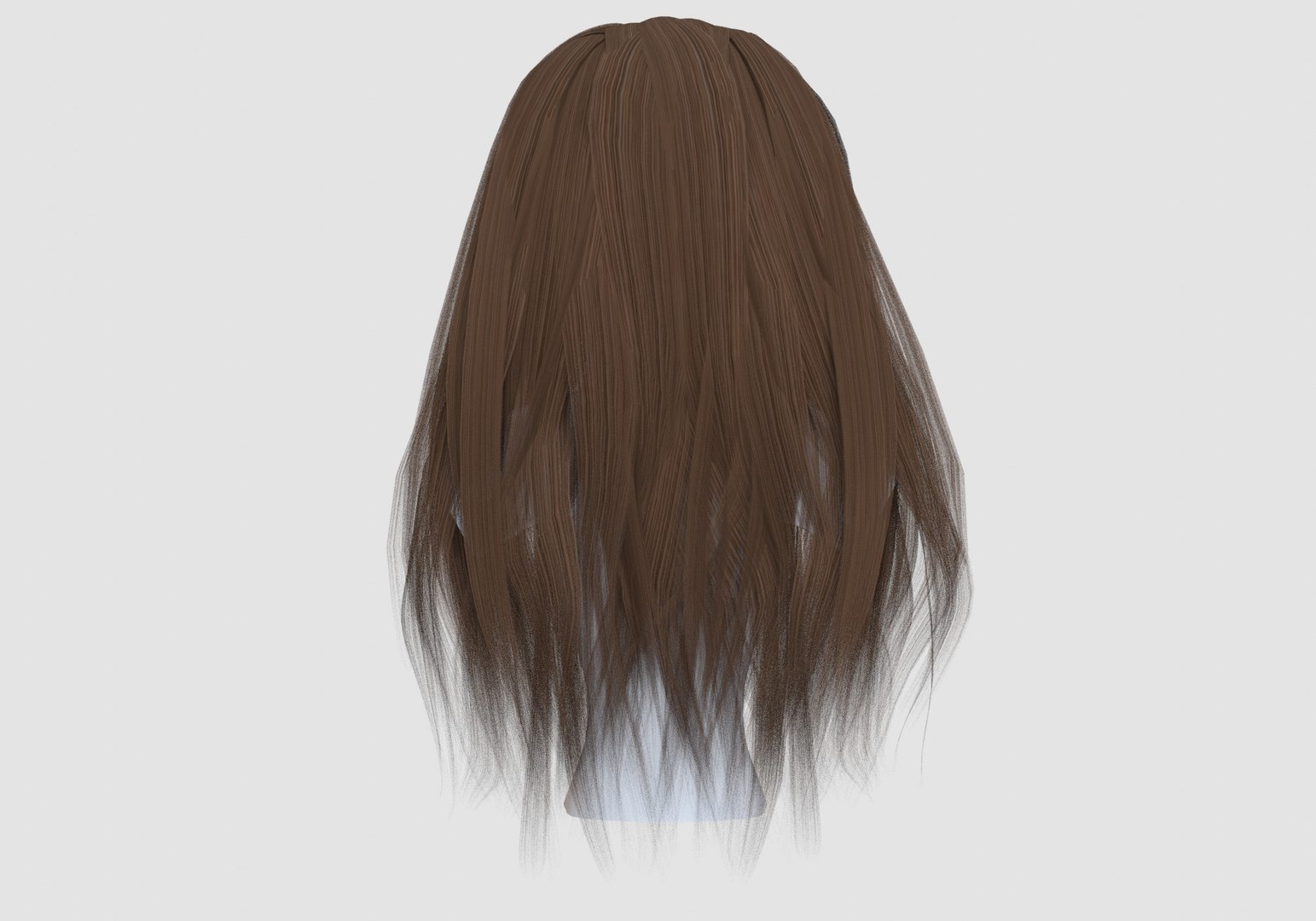 Brown Basic Hairstyle 3D Model - TurboSquid 1939484