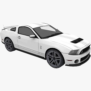 Shelby Mustang gt500 3D