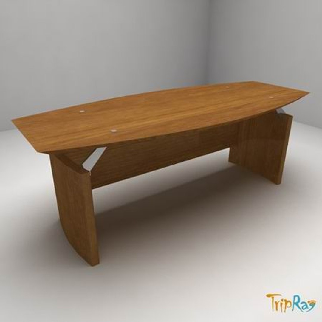 Free Office Table 3d Model