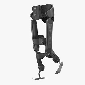 rehabilitation exoskeleton indego rigged 3D