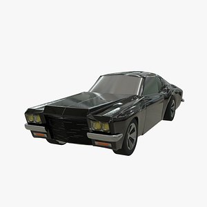 Muscle car 3D model