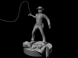 Indiana Jones Low Poly