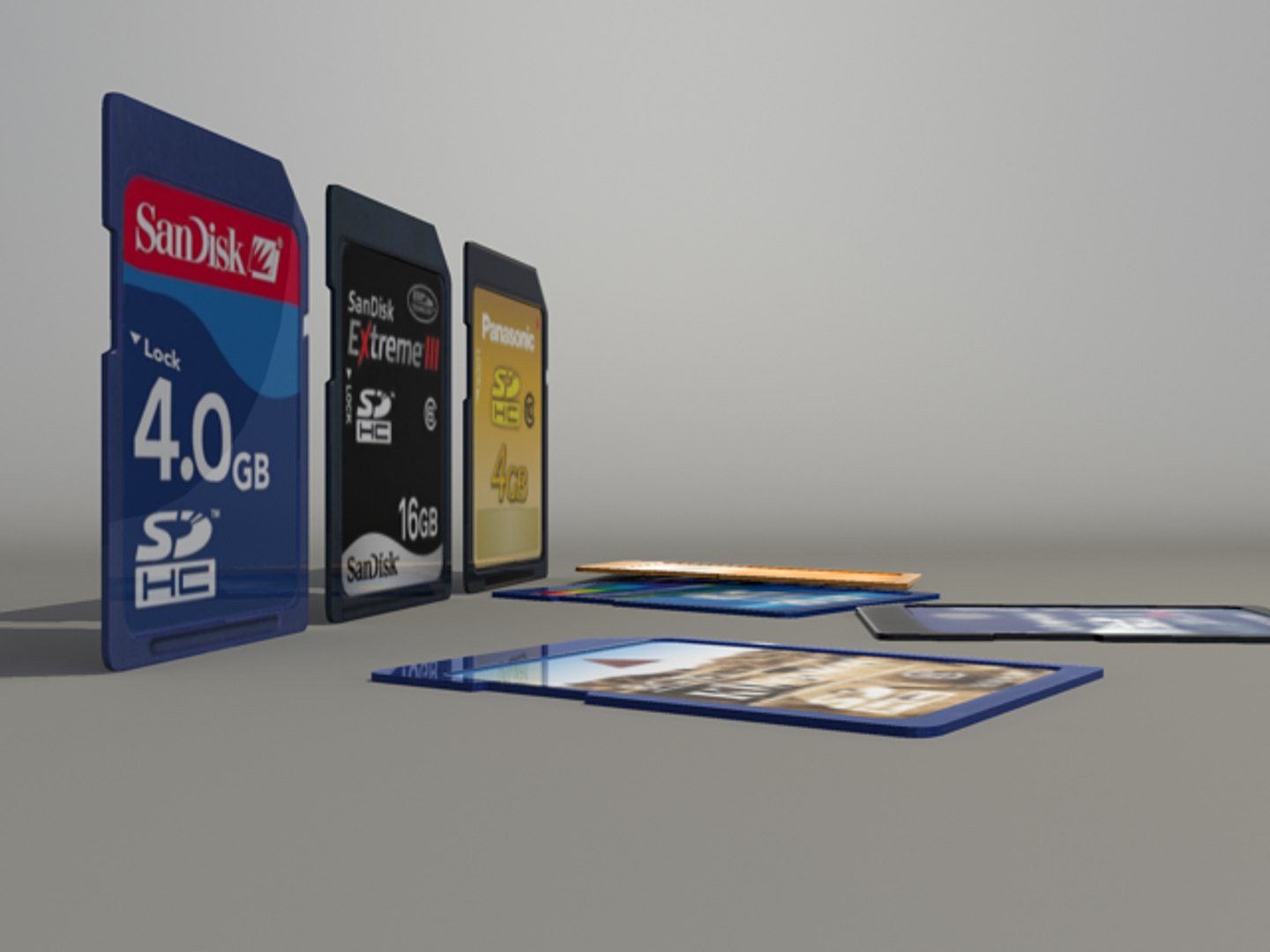 Camera Memory Chips 3d Max