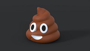 POOP Emoji - Also optimized for 3D printing