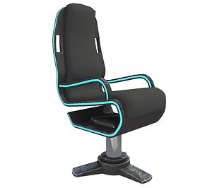 3D sci fi chair