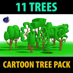 Cartoon tress