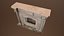 Antique fireplace - PBR Game Ready