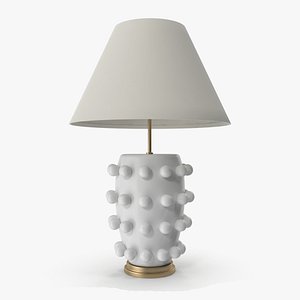 linden table lamp white 3D model