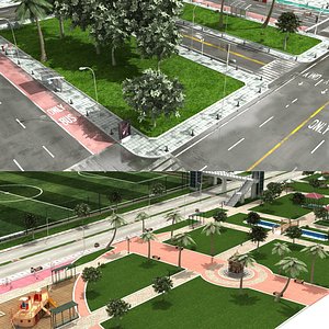 city element scene 2 model