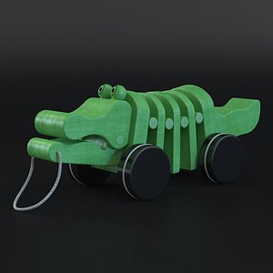 3d toy crocodile