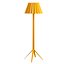Lampa stojąca na żółto