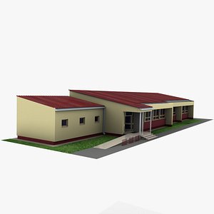 3ds max school building